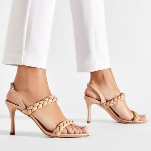 BRAND NEW KATE SPADE NEW YORK WOMENS SAFFRON LEATHER DRESSY SLINGBACK SANDAL - Picture 1 of 16